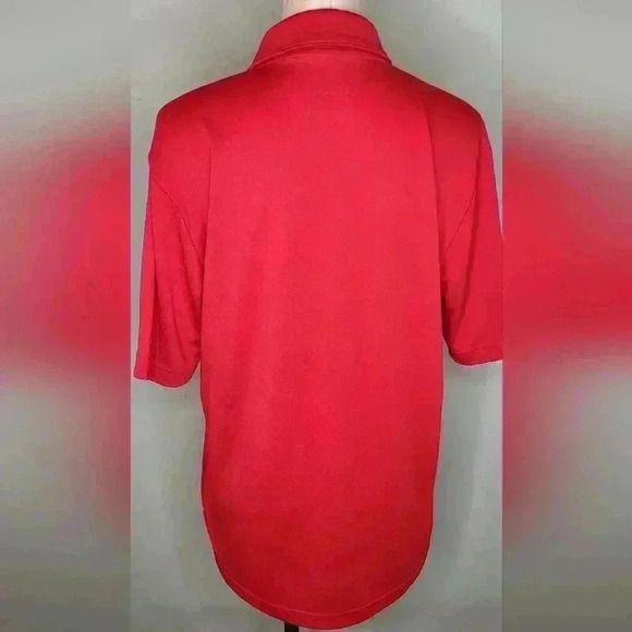 Champion Men's OSU Ohio State Red Polo Size Medium Buckeyes - Picture 5 of 7